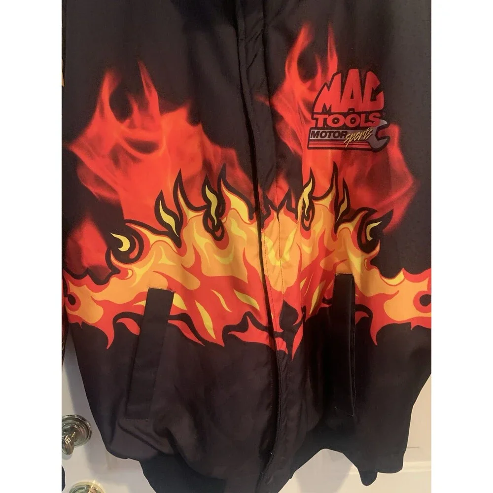 Mac Tools Vintage Swingster  Nascar Racing Jacket Size XL  Made In ISA